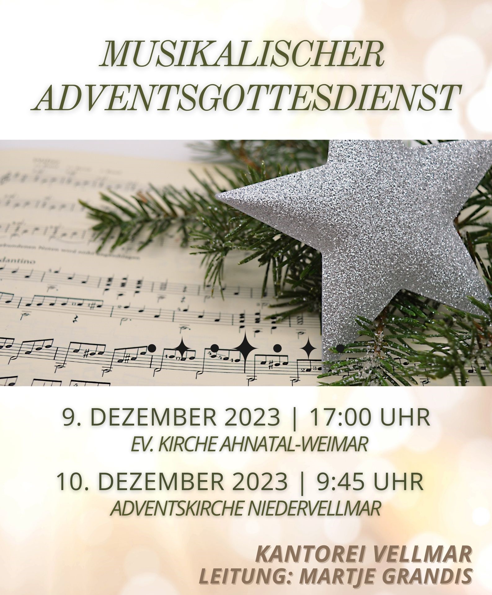 2023 Musikalischer Adventsgottesdienst Kantorei 1 2
