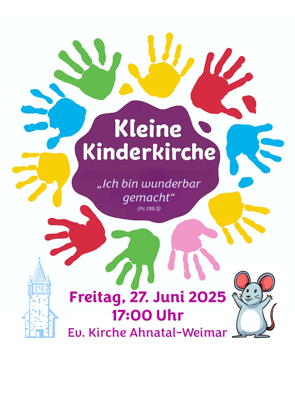 Kleine Kinderkirche Sommer 2025 - wunderbar gemacht