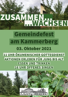 Zusammen...wachsen... - Gemeindefest am Kammerberg