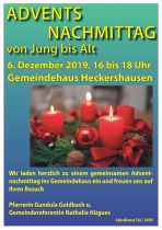 Adventsnachmittag von Jung bis Alt