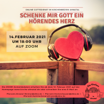 Online Gottesdienst: Schenke mir Gott ein hörendes Herz