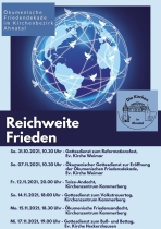 Reichweite Frieden - Ökumenische Friedensdekade im Kirchenbezirk Ahnatal