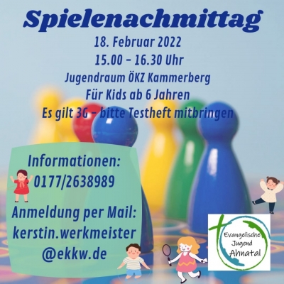 Spielenachmittag für Grundschüler*innen